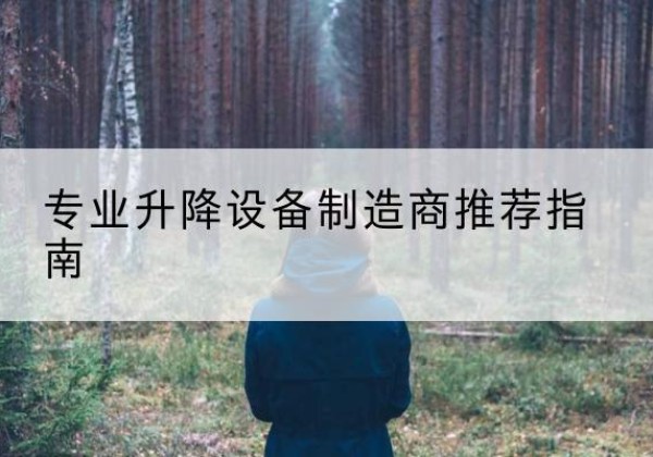 抚顺电动剪叉升降平台厂家-专业升降设备制造商推荐指南